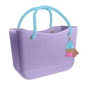 BocaBagg (LIlac) Large EVA Tote Bag-Like Bogg Bag